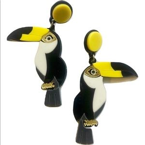 Toucan Tango Acrylic Drop Earrings